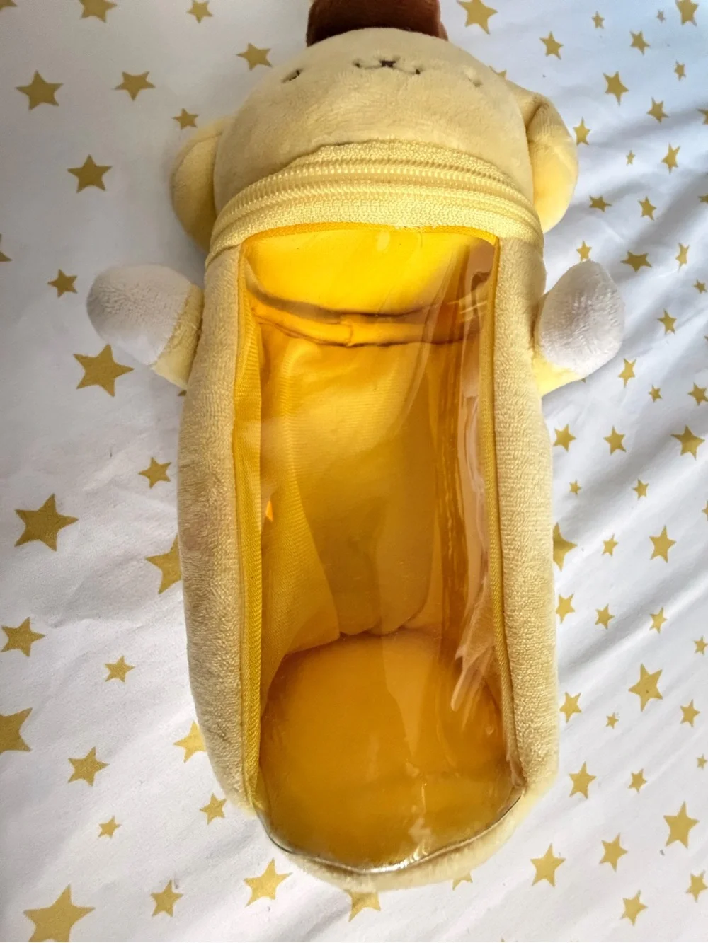 Pompompurin Yellow Plush Pencil Case - Cute Kids Toy Storage